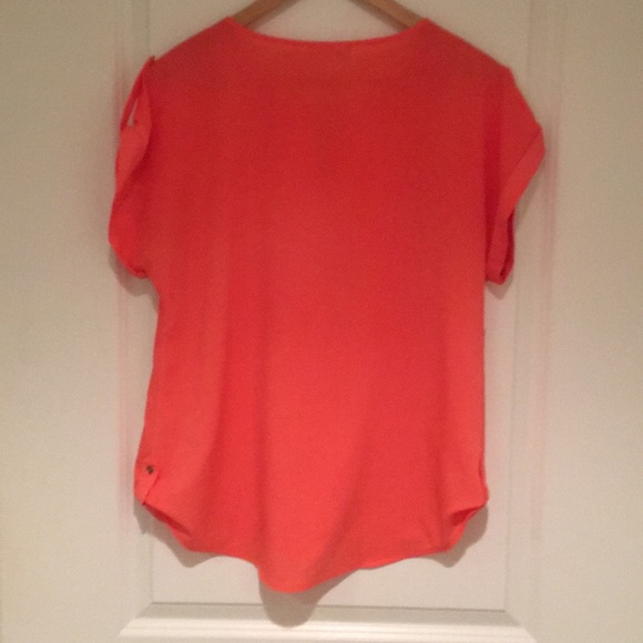 Calvin Klein Orange Blouse - Picture 6 of 12